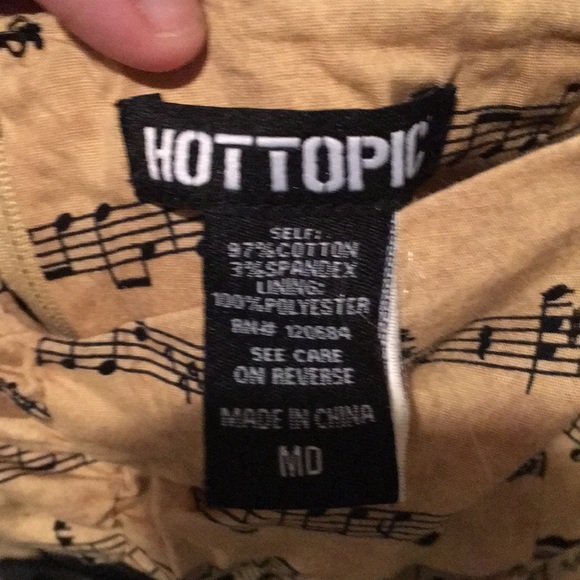 Hot Topic Music Notes Halter top dress! - Picture 4 of 4